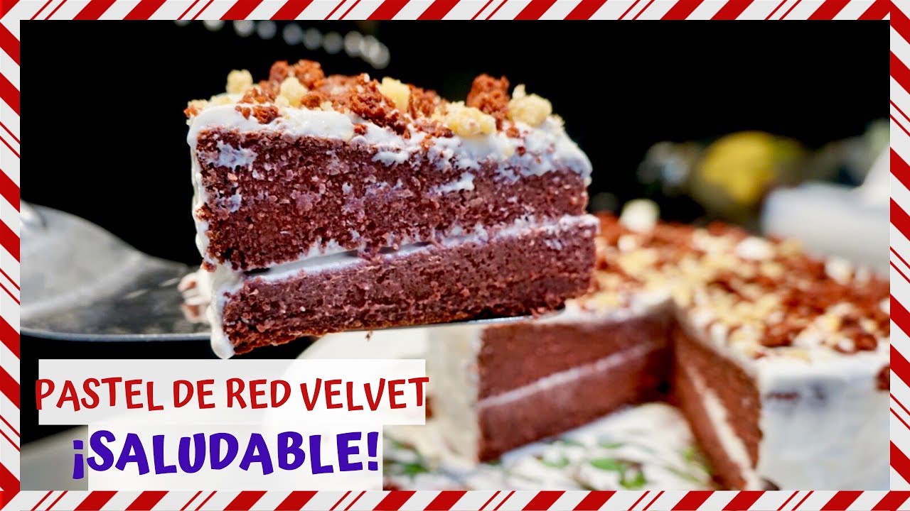🎂Receta de Pastel de Red Velvet ¡SALUDABLE!