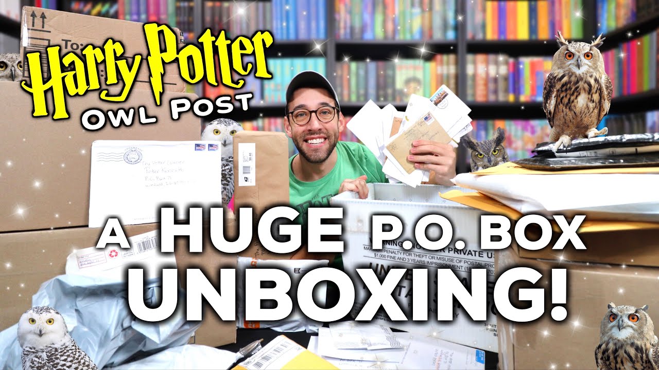 Harry Potter Owl Post 🦉 A HUGE P.O. Box Unboxing