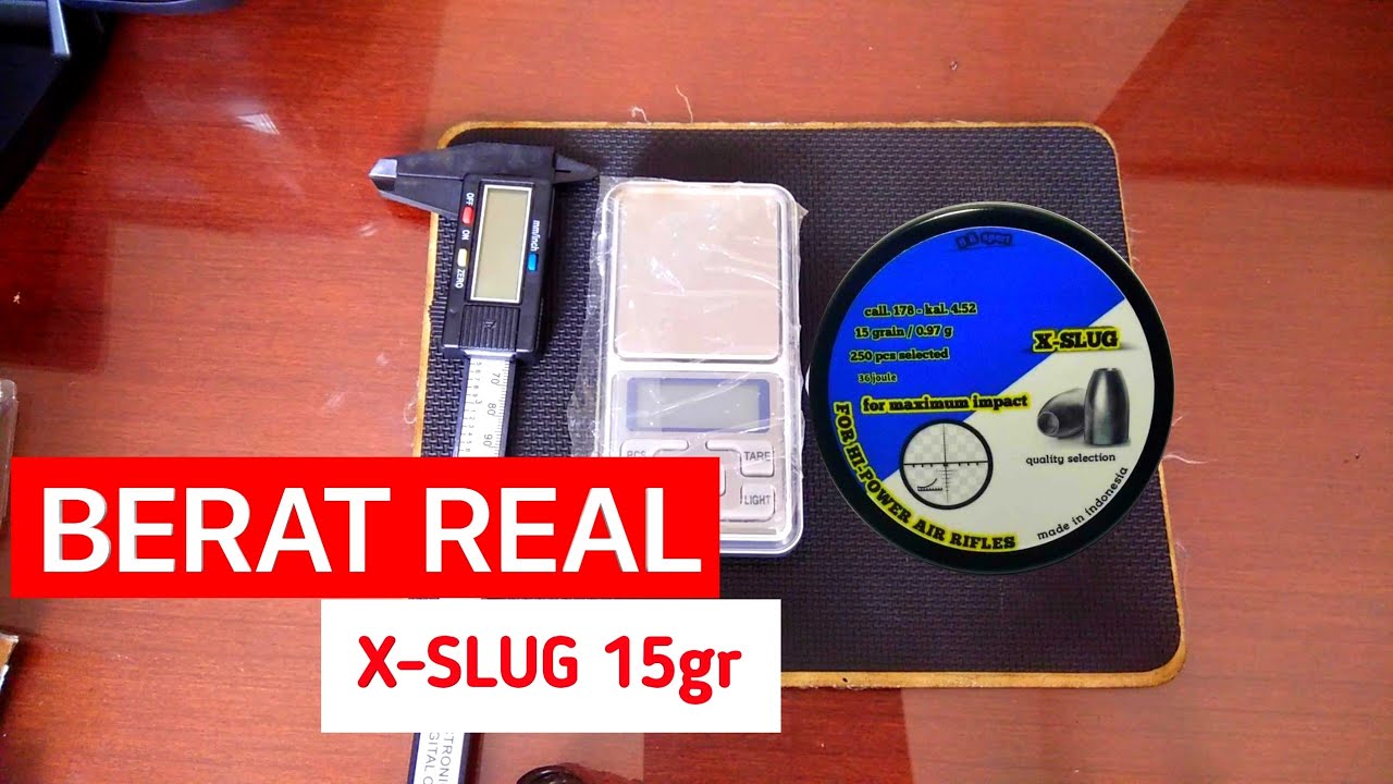 BERAT REAL X-SLUG 15gr‼️X-SLUG INDONESIA