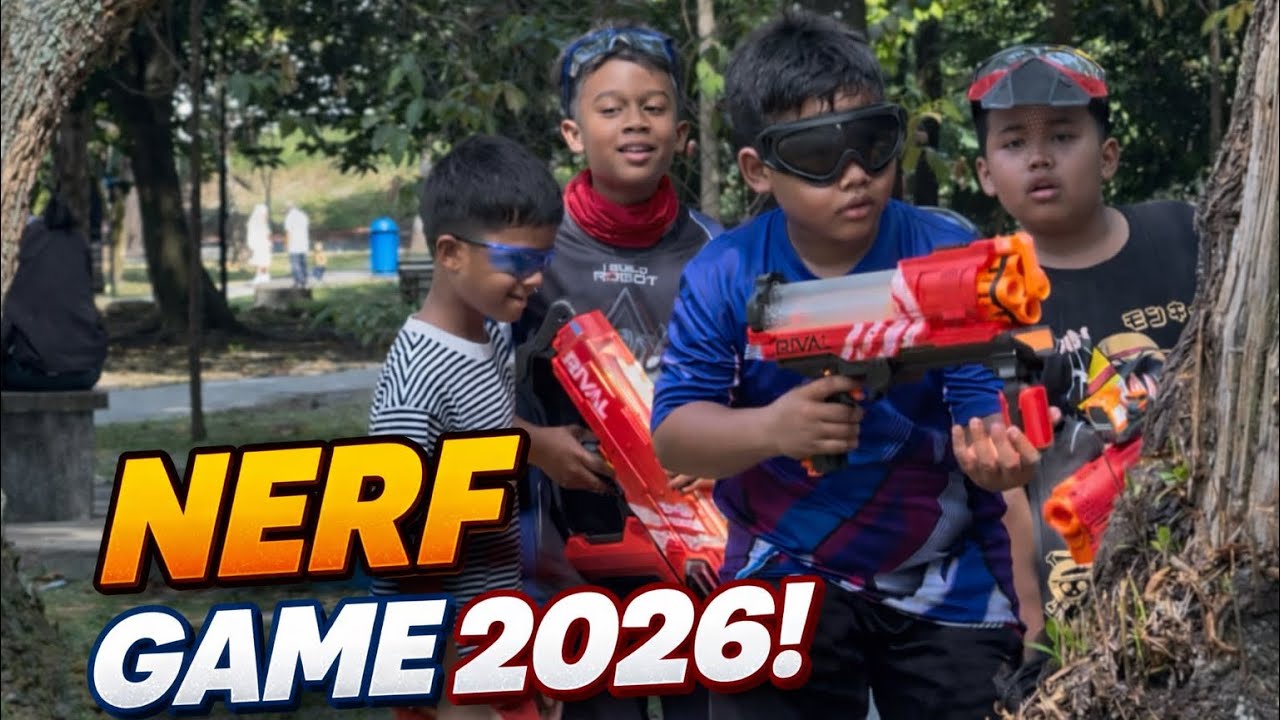 NERF GAME FOR ALL! Team Battle & Free For All Fight Of 2026 January 