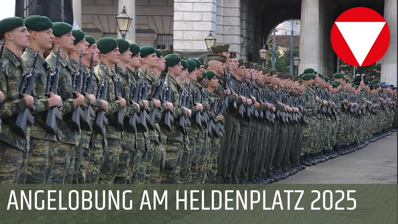 Angelobung am Heldenplatz