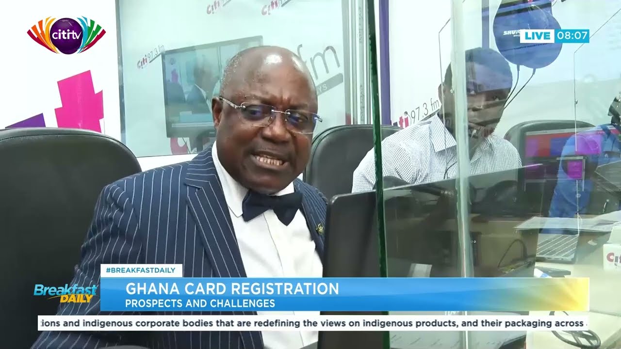 Ghana Card Registration; Prospects and Challenges: Interview with NIA Boss, Ken Attafuah