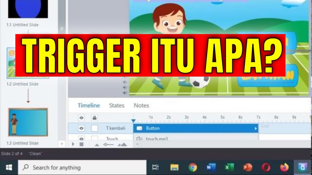 Tutorial articulate storyline 3 - Mengenal Trigger dan Cara Penggunaannya