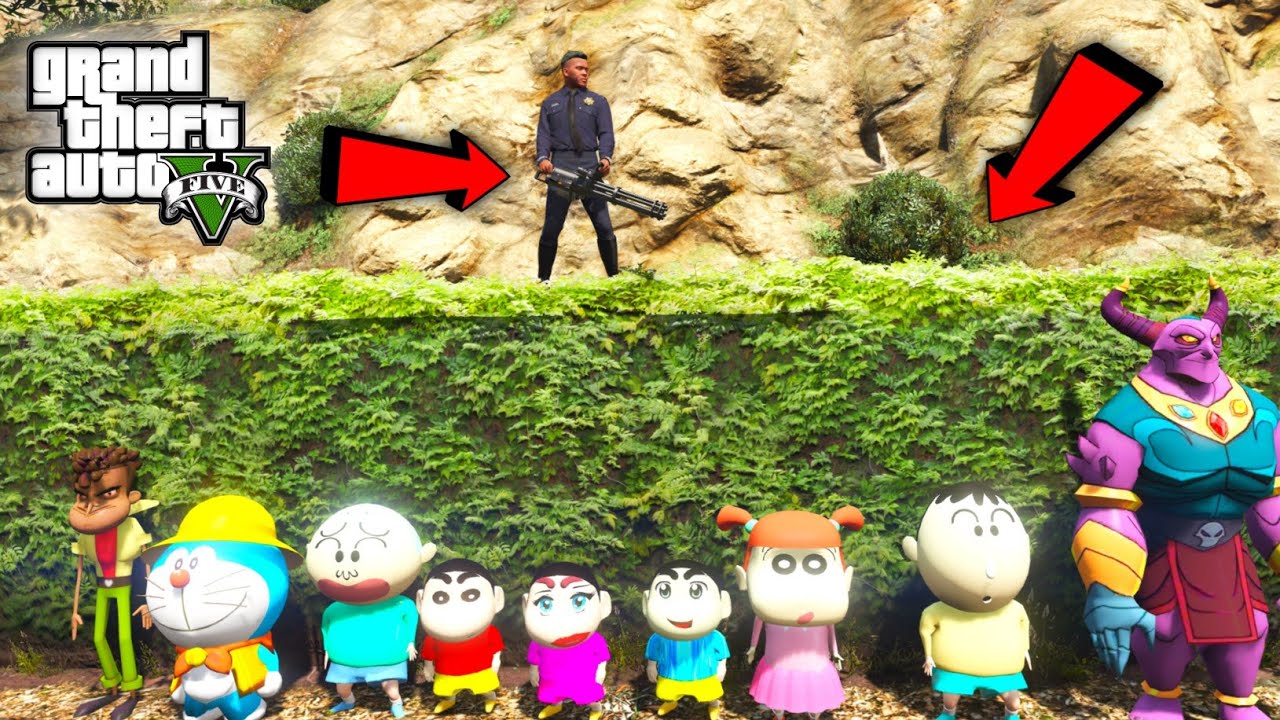 GTA 5 : Franklin Playing Hide & Kill With Shinchan & Pinchan in GTA 5 ! JSS GAMER