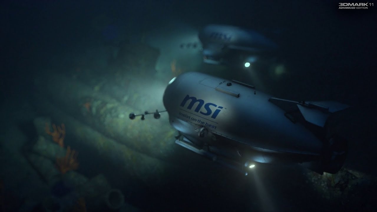 3DMark11 Deep Sea Demo Benchmark   Futuremark 2011
