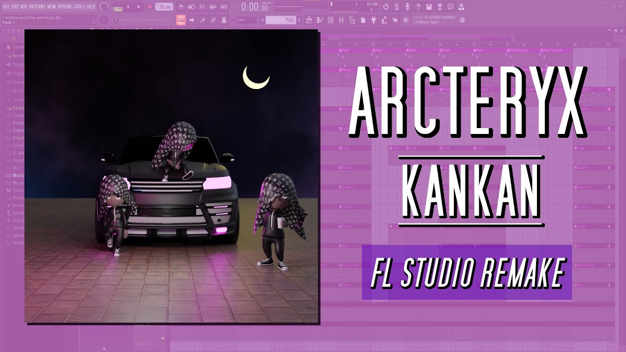 How Kankan  - Arcteryx Was Made in 5 Minutes {FL STUDIO BREAKDOWN}