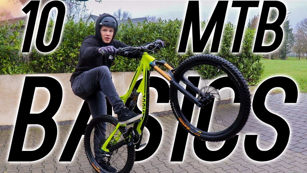 DIE 10 WICHTIGSTEN MTB BASIC TRICKS! - Marc Diekmann