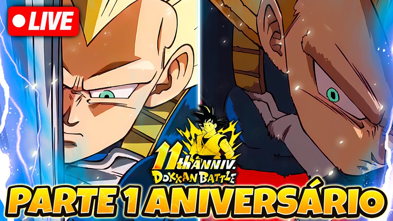 🔴LIVE | PARTE 1 COMEÇOU!! MISSÕES + EVENTOS e SUMMONS!! ➜ 11 ANIVERSÁRIO | DBZ Dokkan Battle