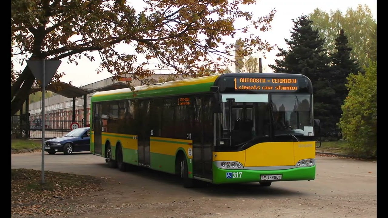 [Timelapse 2015] Daugavpils autobuss "Nr.1 Autoosta - Slimnīca - Ceļinieku ciemats"