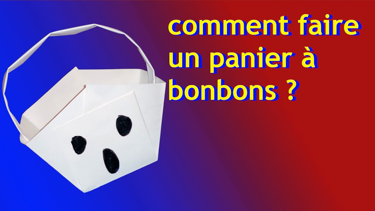 Comment faire un panier à bonbons? (Diy halloween )