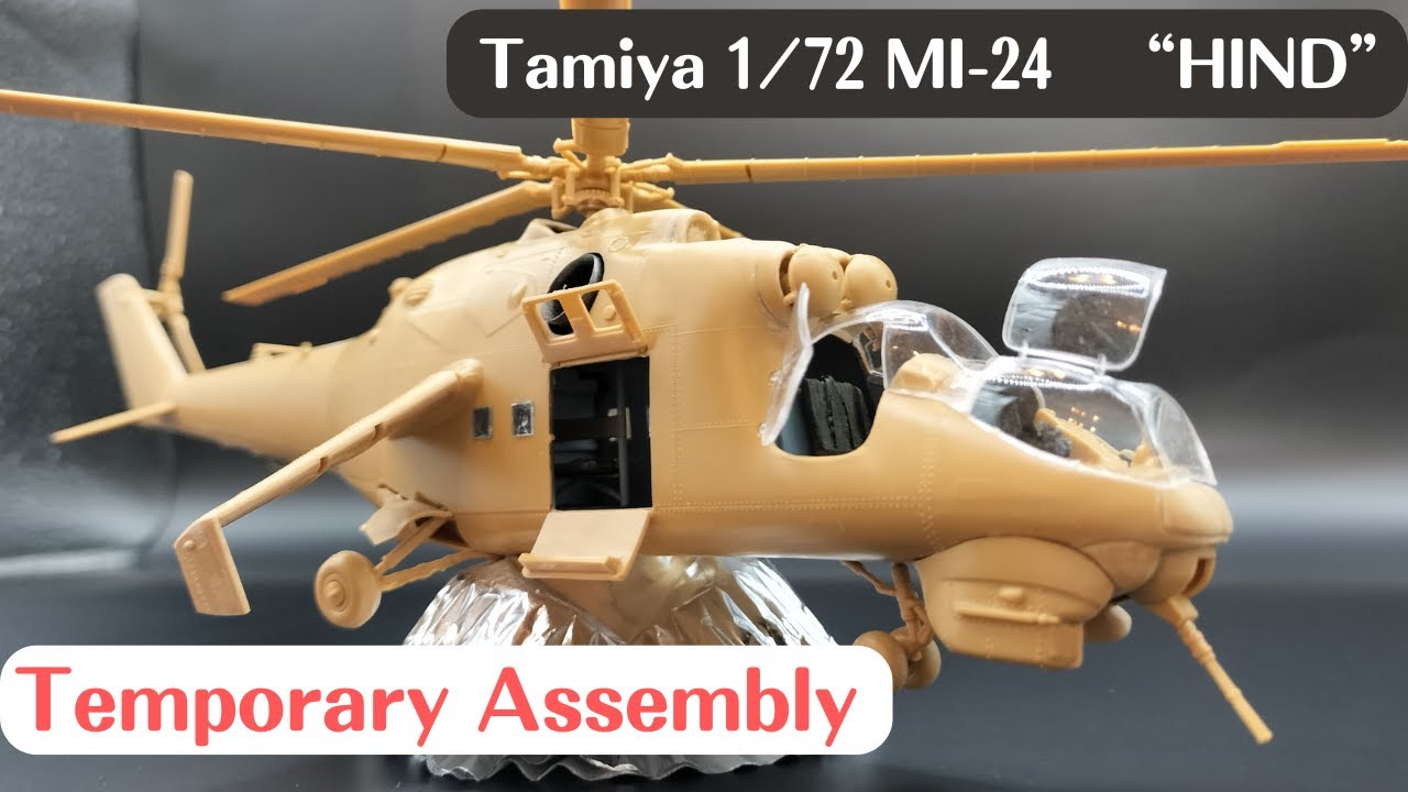 Tamiya Italeri Масштаб 1:72 MI-24 Hind Production Part 1 [Вертолетный пластиковый моделизм].