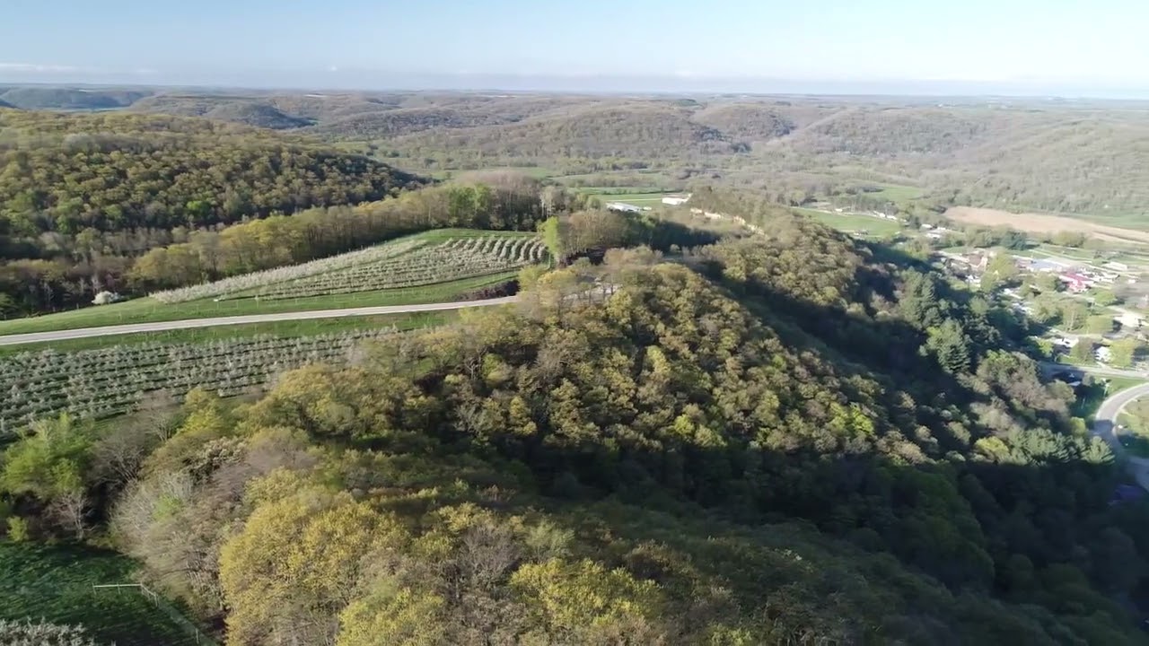 Springtime Drone Footage at Sunrise Orchards