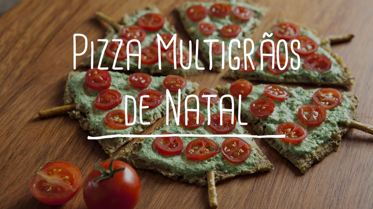 Pizza Multigrãos de Natal | Receitas Saudáveis - Lucilia Diniz