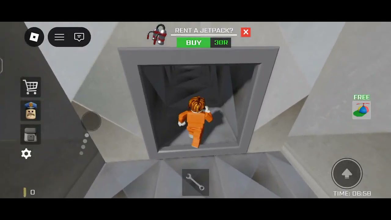 First time playing barry's prison wanna be my friend in Roblox #barry's prison