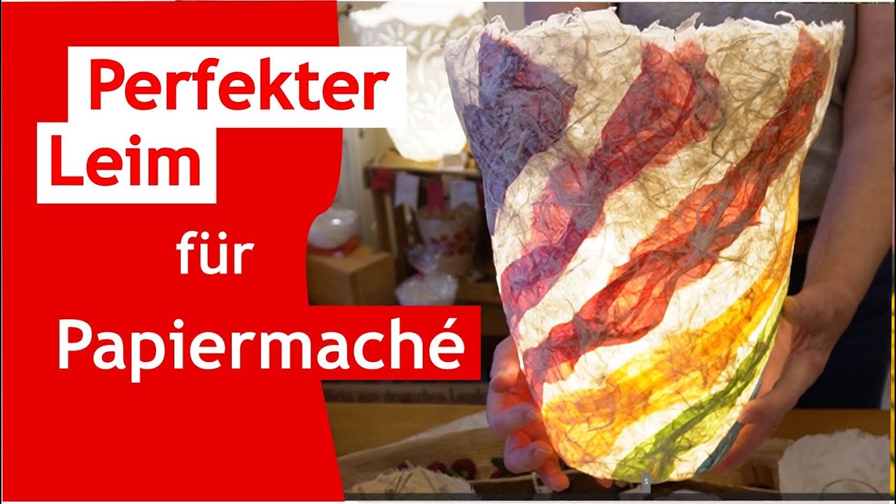 Perfekter Papiermaché-Leim + 5 Tipps