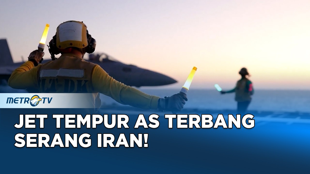 Jet Tempur AS Lepas Landas dari Kapal Induk, Perang Iran Masuk Pekan Ketiga!