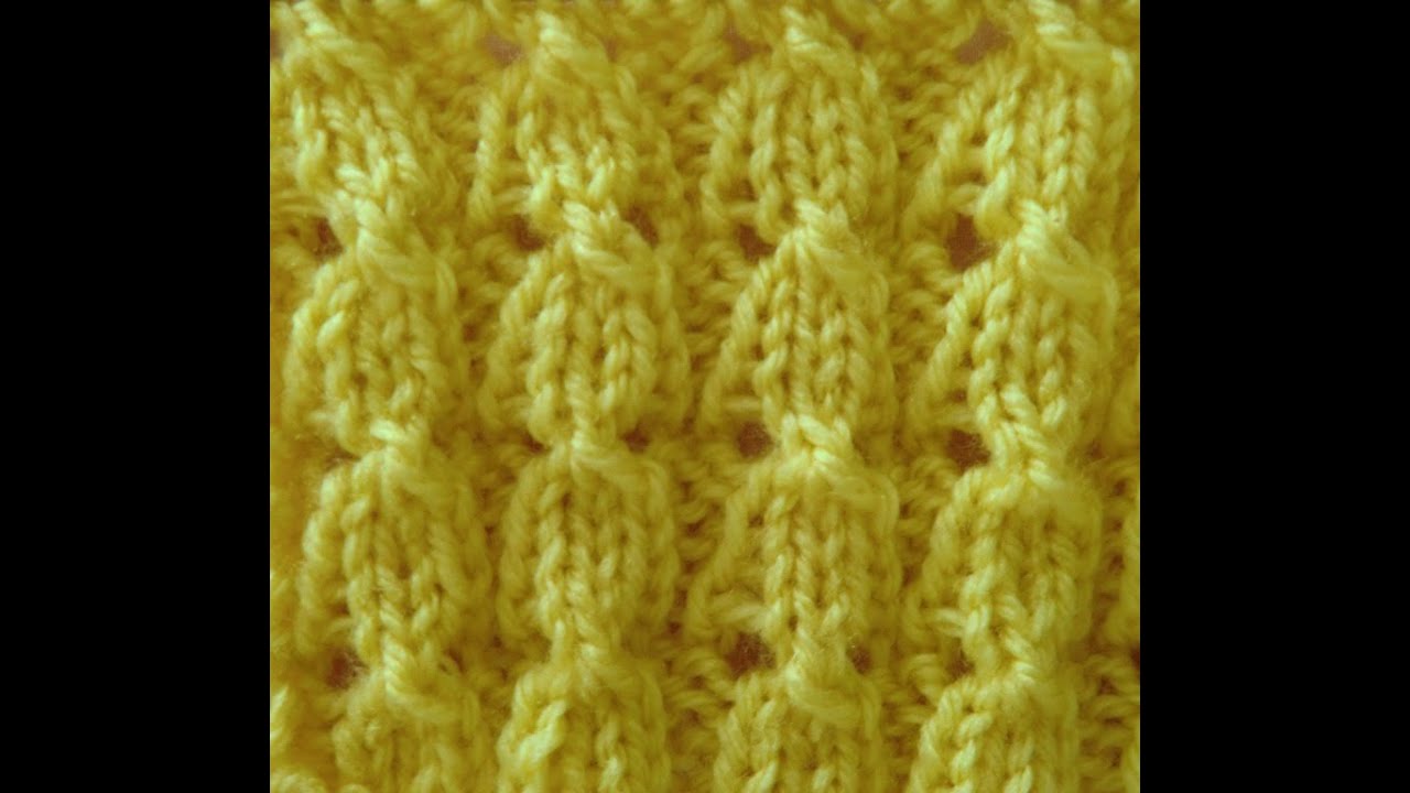 Strickmuster Nr.63 * FRUEHLINGS GLOCKEN * Ideal fuer Anfaenger