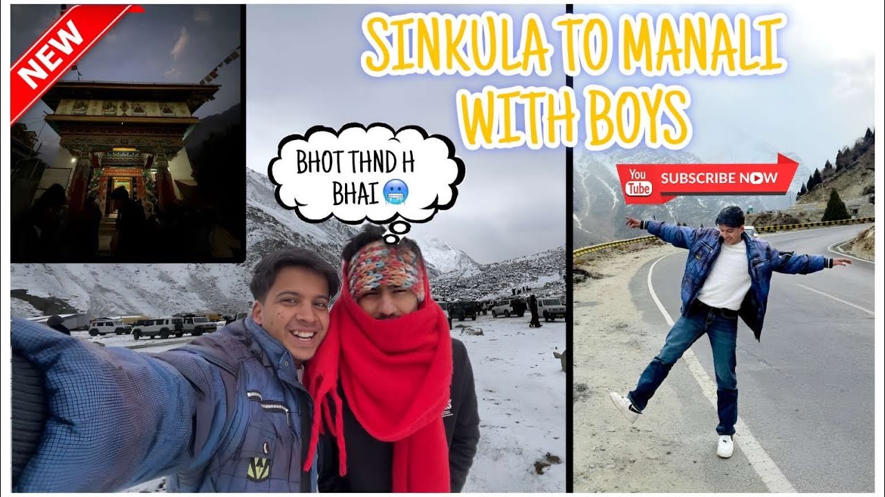 World’s Toughest Road? Shinkula to Manali Travel Vlog 😍🏔️