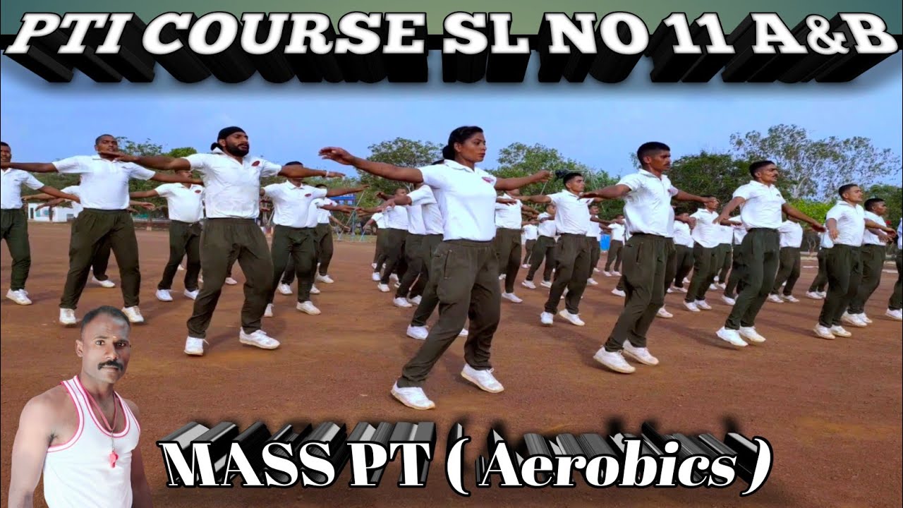 MASS PT🏋️| Aerobics Exercise |PTI COURSE SL NO 11 A&B। CARDIO ENDURANCE ।