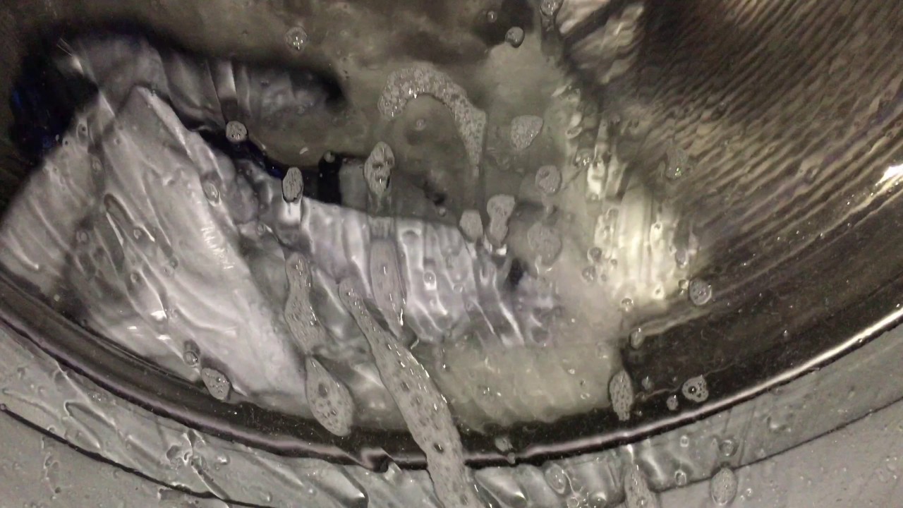 Aerial pods, hotpoint washing machine, kitchen video at end