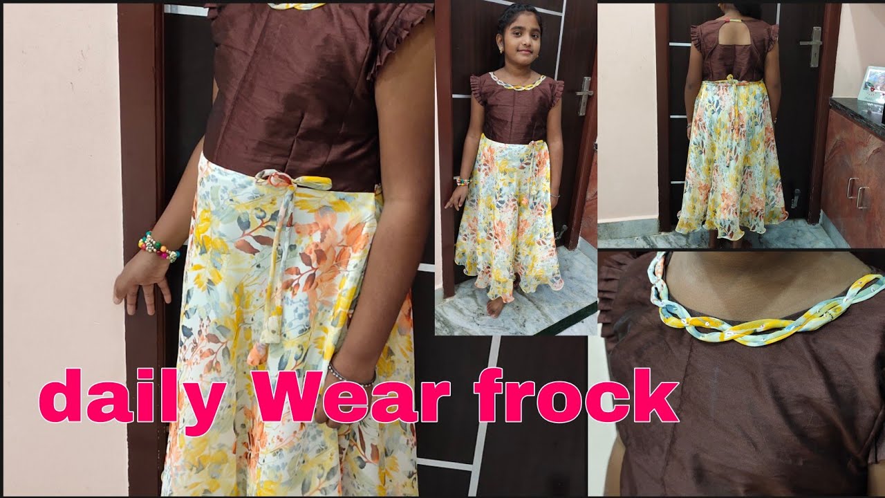 Dailey Wear frock cutting&stitching ||kid's frock cutting and stitching @AmmaStitchingFashion