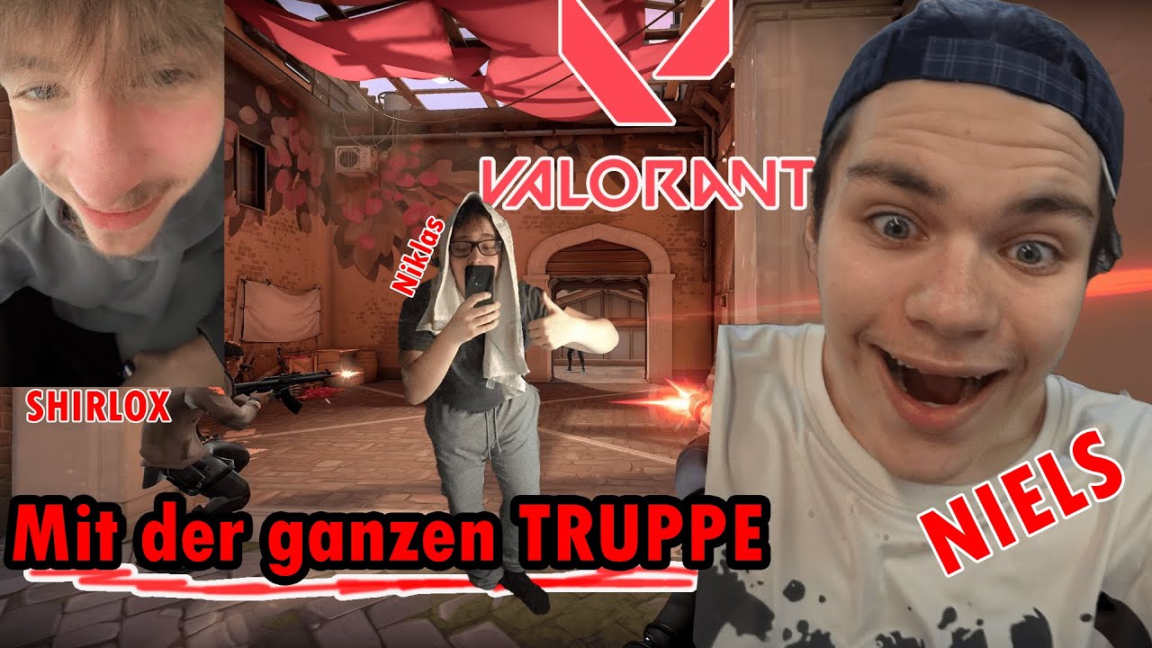 VALORANT 5 STACK🏆😱 COMPETITIVE mit der ganzen TRUPPE 🔥🔥