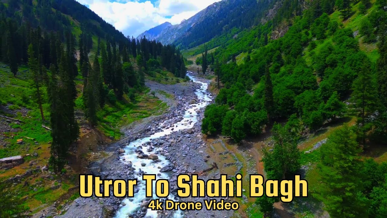 Utror To Shahi Bagh Kalam - Road With A Mesmerizing View - 4k Aerial View | Umar Subhanullah Khan |