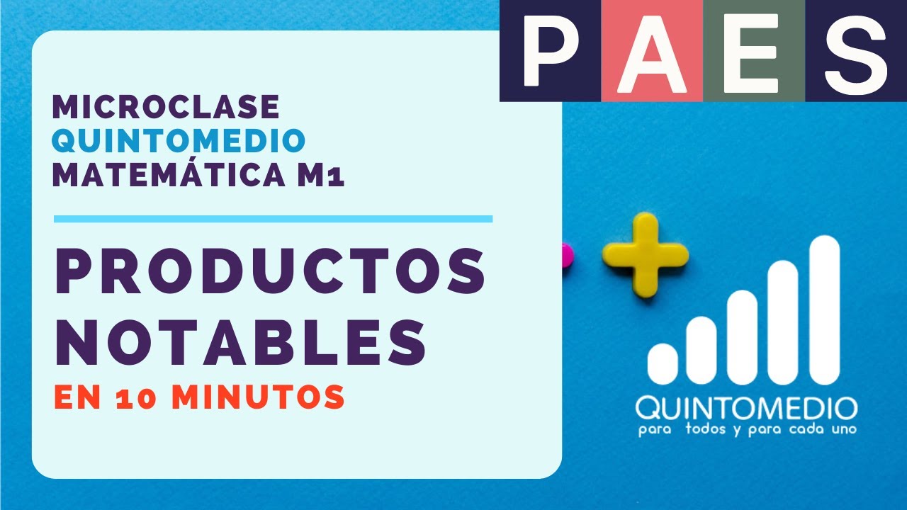 Microclase PAES M1 2023 Productos notables en 10 minutos