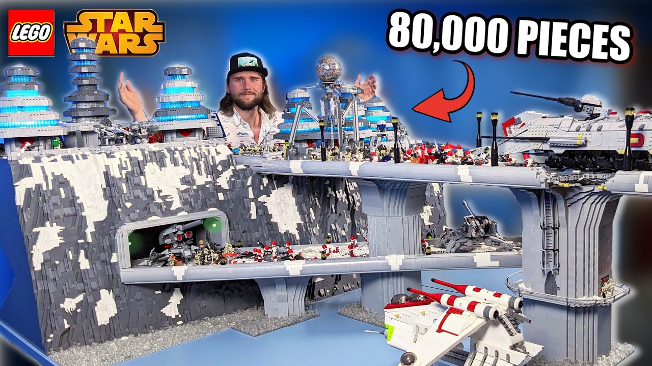 The BIGGEST Lego Star Wars Battle Of Mygeeto Moc You've Ever Seen!
