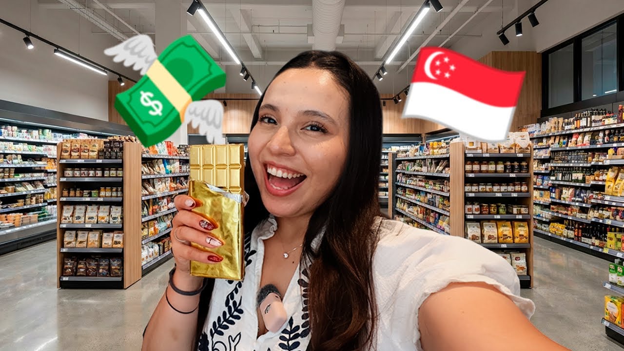 Visité un supermercado en el país MÁS CARO de Asia 💵 | Vlog 1 🎀 Singapur 🇸🇬
