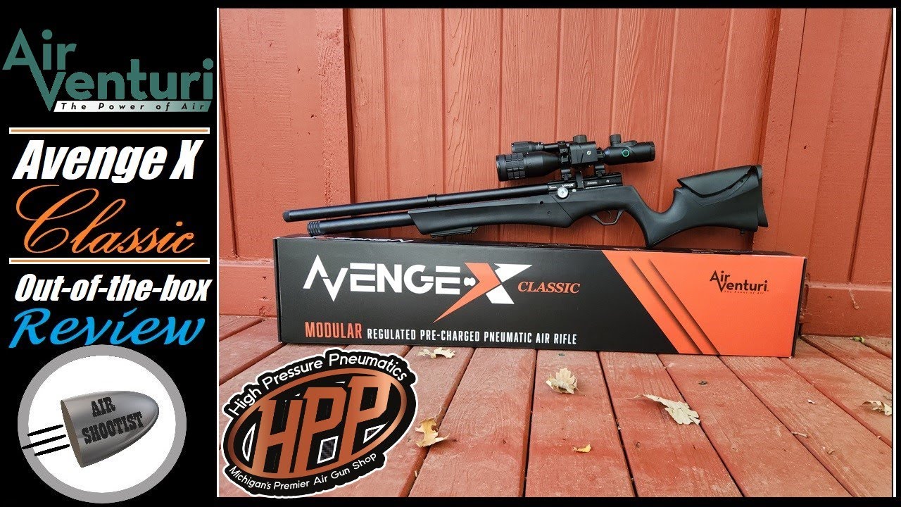 Air Venturi Avenge-X .22 Caliber Budget Airgun Review - 100% Out Of The Box  Shot at 25/50/100 Yards