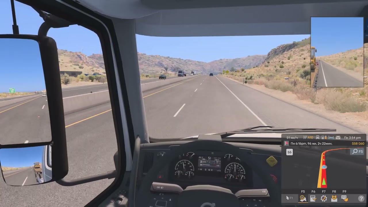 Рейс Барстоу   Бейкерсфилд American Truck Simulator # 15