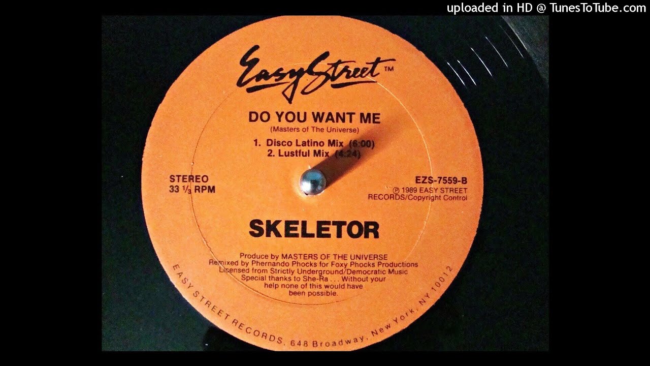 SKELETOR (DO YOU WANT ME) - DISCO LATINO MIX 1989