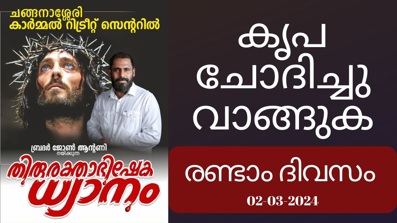 741. തിരുരക്താഭിഷേക ധ്യാനം | 2ND DAY | BR. JOHN ANTONY | CARMEL MOUNT