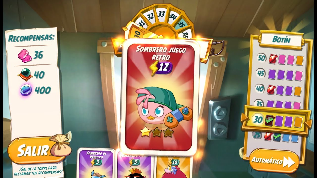 Angry Birds 2 - Tower of fortune - Retro Game Hat Set (Sombreros juego retro) #1