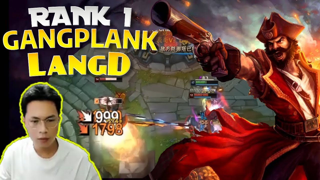 🔴 LangD Gangplank vs Malphite - LangD Rank 1 Gangplank Guide