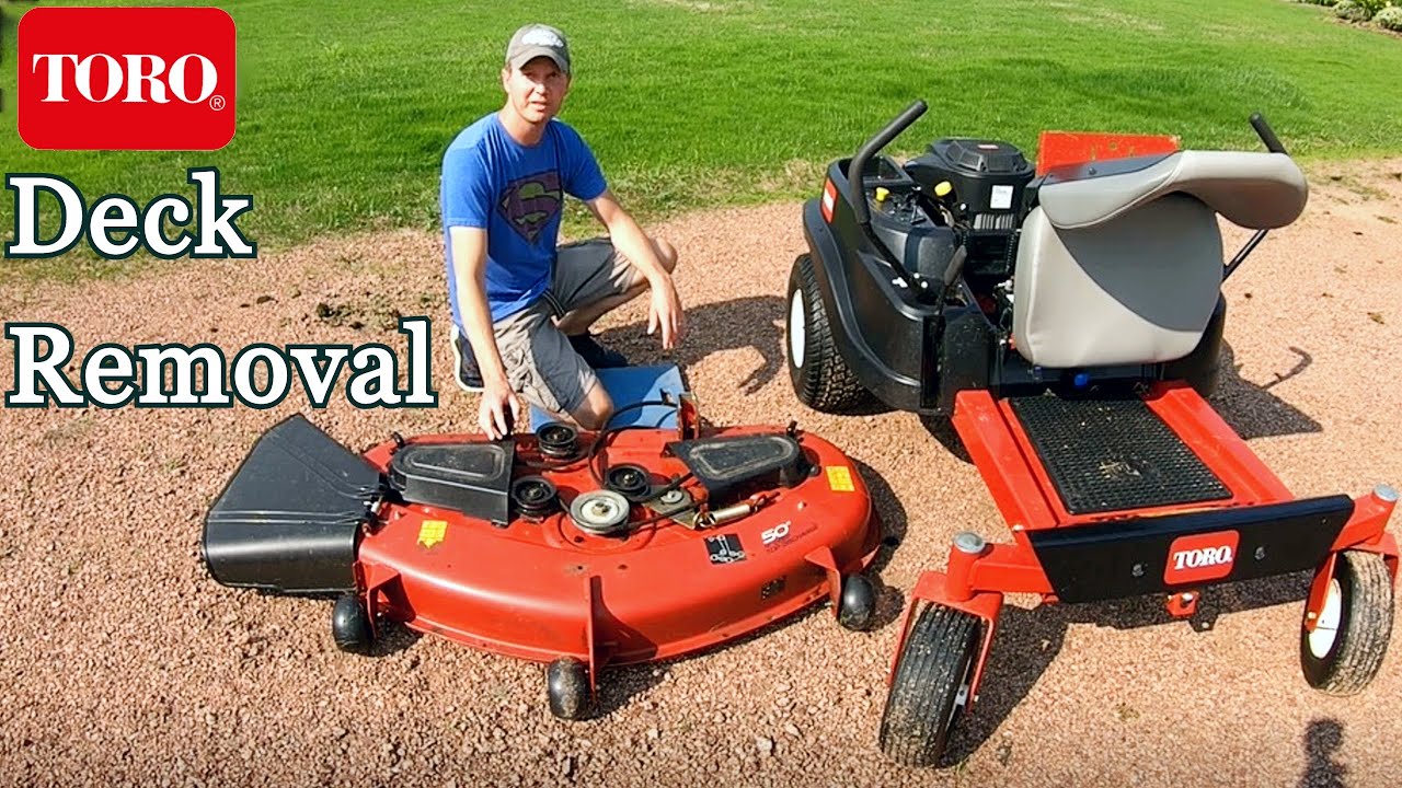 Как снять настил Toro TimeCutter и советы по обслуживанию