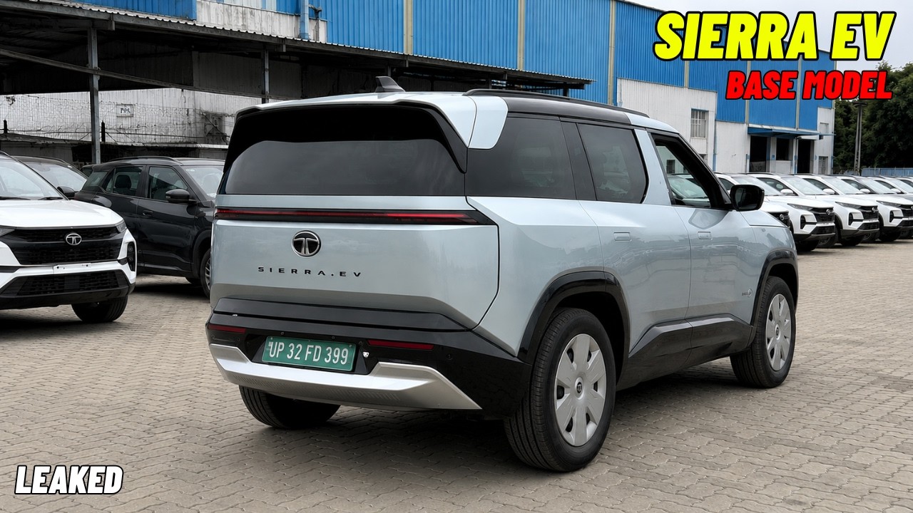 Утечка базовой модели Tata Sierra EV! 😮 Батарея, полный привод, запас хода &mdash; все подробности sier...