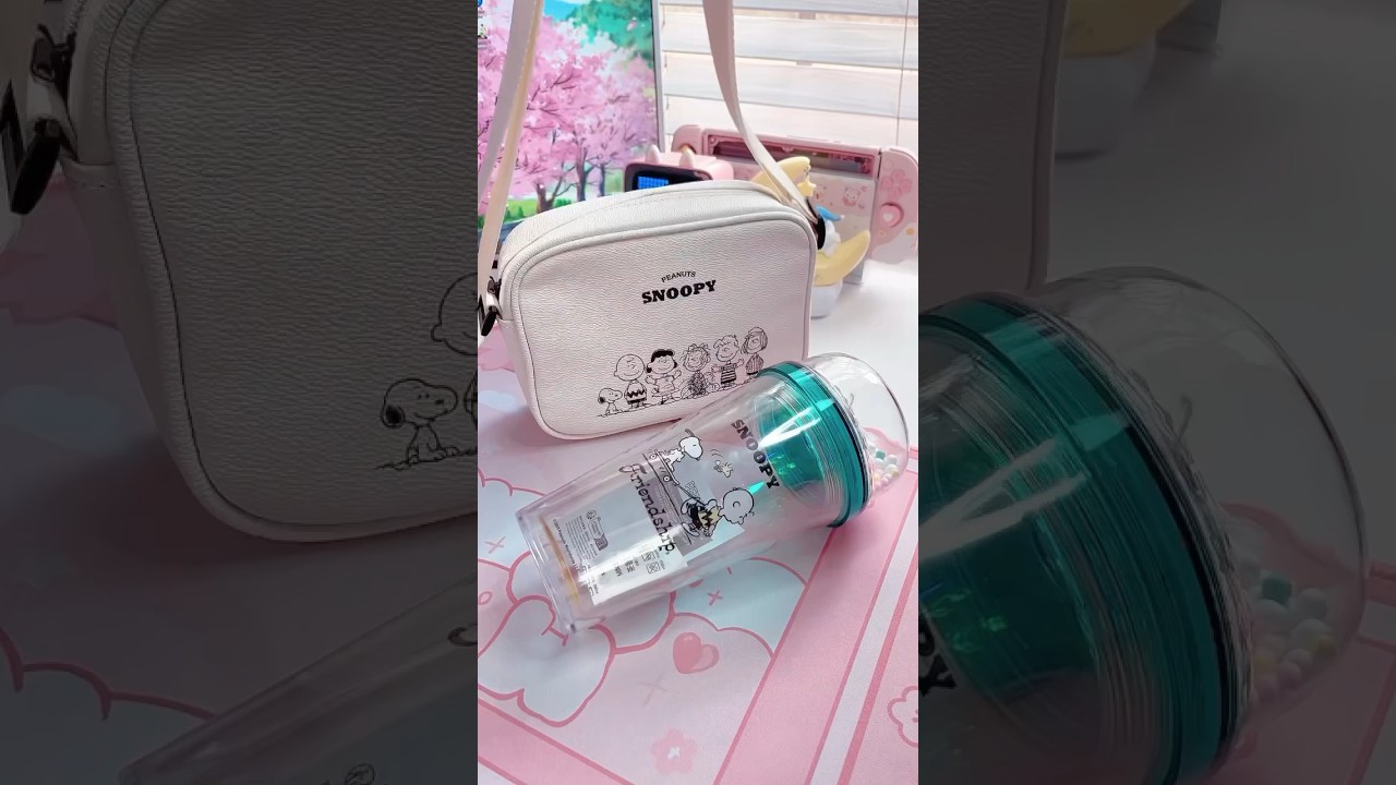 Miniso x Snoopy ! #unboxing #charliebrown #miniso #cute