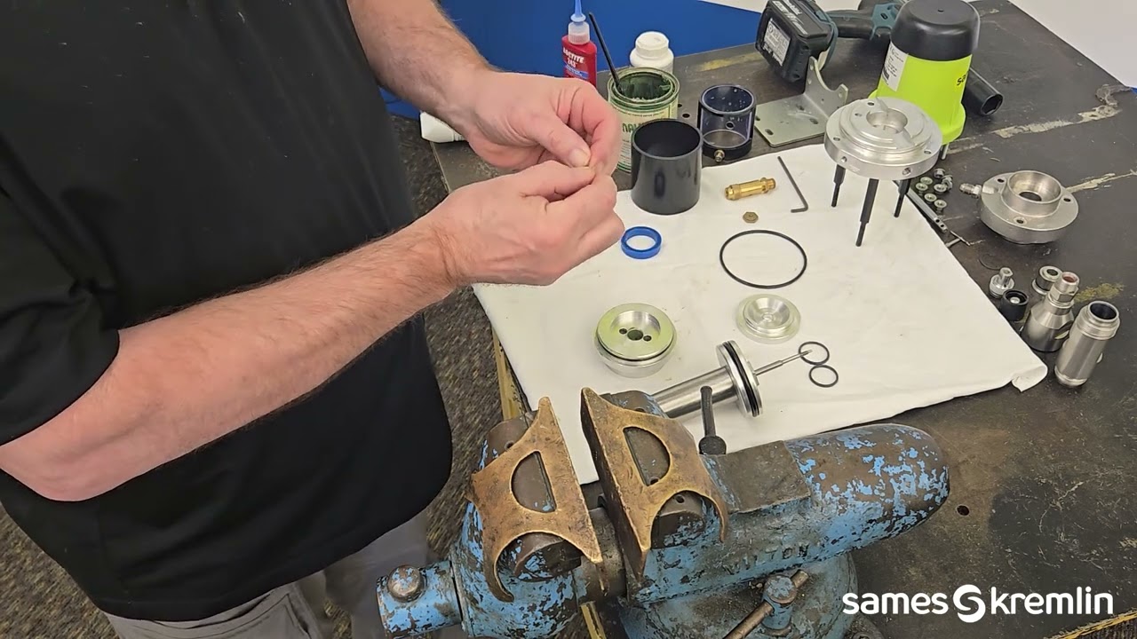 Sames Kremlin-10C18 & 02C85 Air Motor Assembly