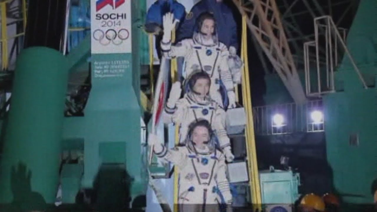 Olympic torch sent into space as part of Sochi 2014 Winter Olympics relay