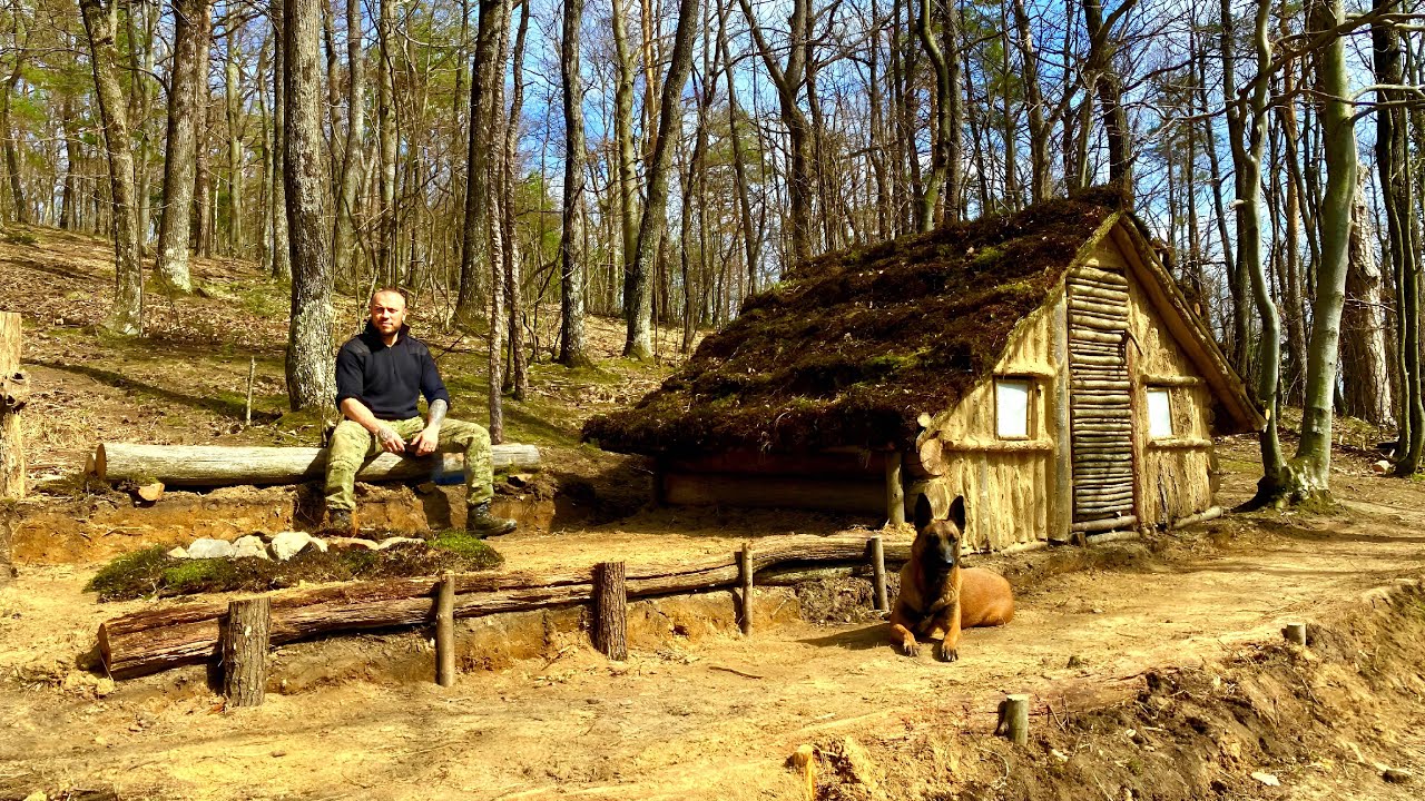 I Built a Little Cabin in the Wilderness-a wonderful place to camp