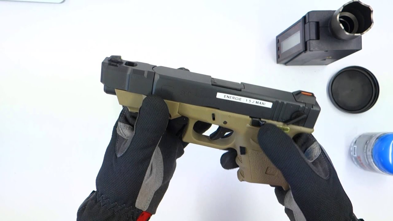 G26C Advance Géneration 3 full-auto GBB 7635 WE DMdiffusion