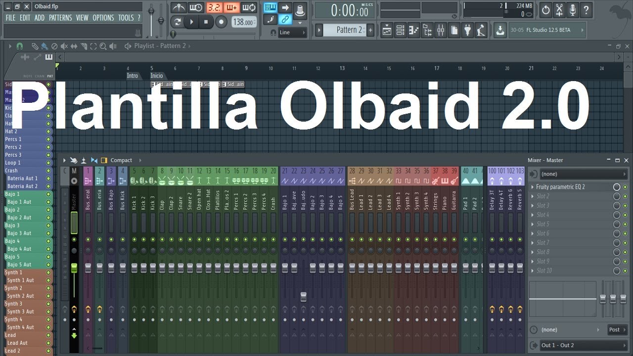 FL Studio 12: Olbaid Template 2.0 [FREE FLP DOWNLOAD]