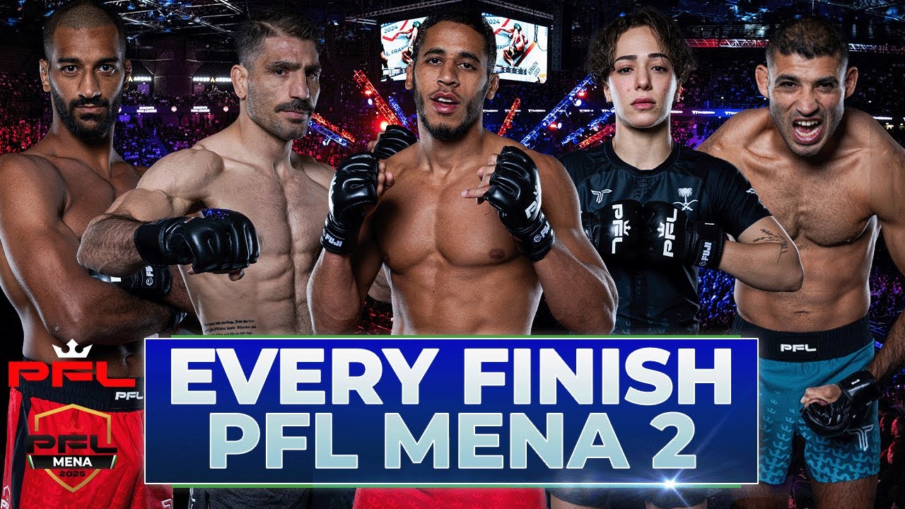 Flying Knees, Submissions & MORE! | Every Finish From PFL MENA 2, 2025