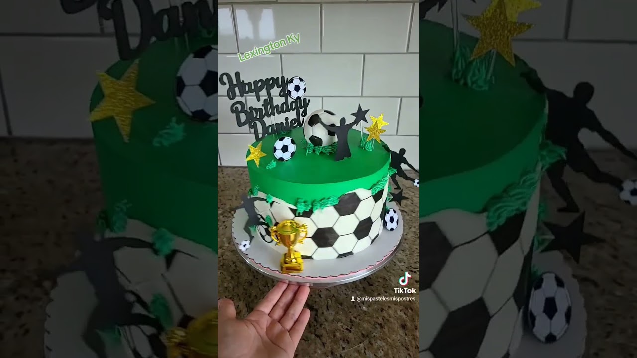Pastel de f&uacute;tbol ⚽️ Mis pasteles mis postres Normi