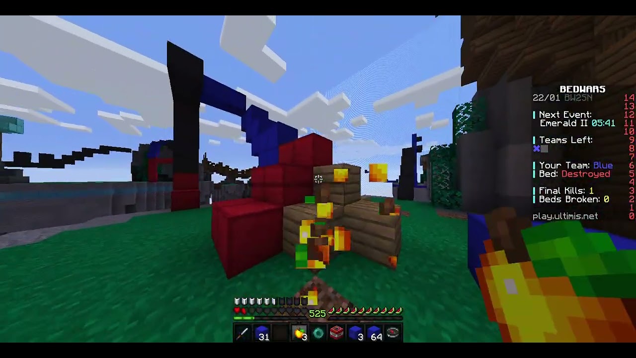 Road to 1000 stars in Minecraft Bedwars (Episode-3)