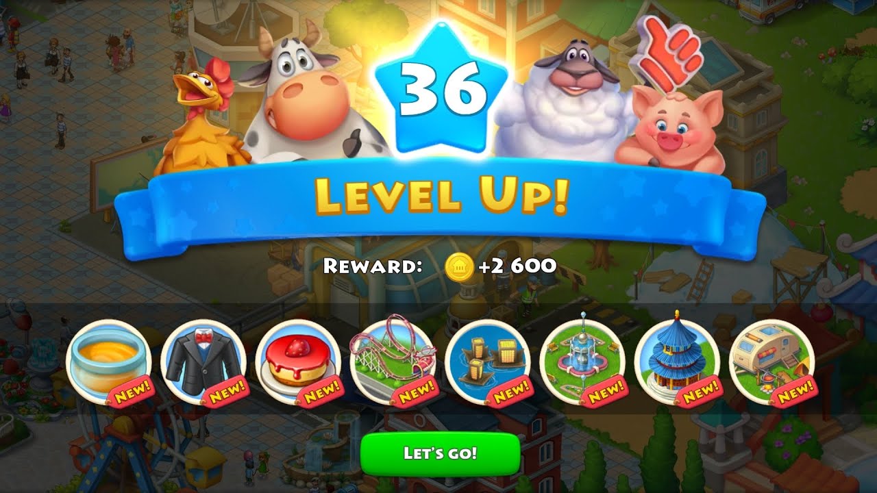 TOWNSHIP Level 36 Gameplay #3d