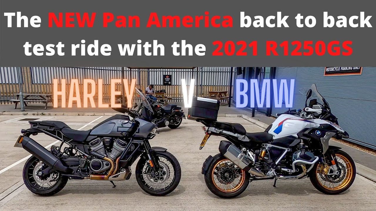 The NEW Harley Davidson Pan America test ride back to back with the 2021 R1250GS