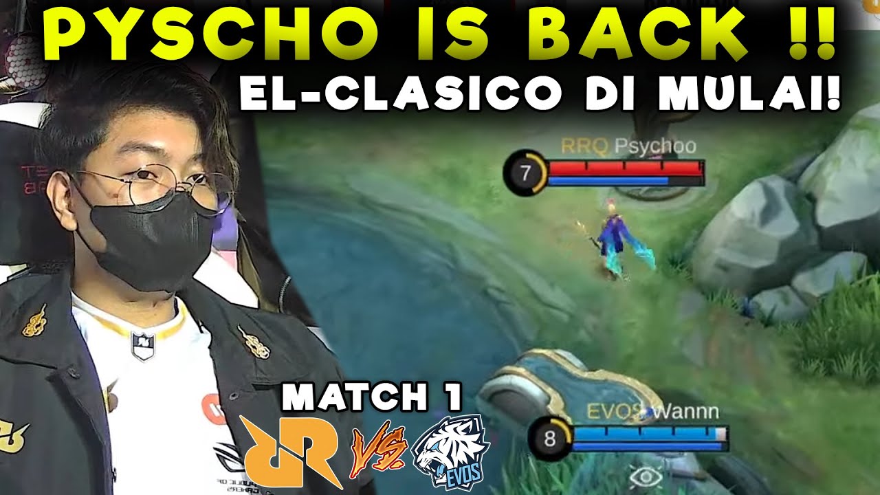 PSYCHOO IS BACK !! RRQ NGEFUR KAH?? PEMBUKTIAN DIRI WYVORZ VANSTRONG !! RRQ VS EVOS MATCH 1 MPL s9